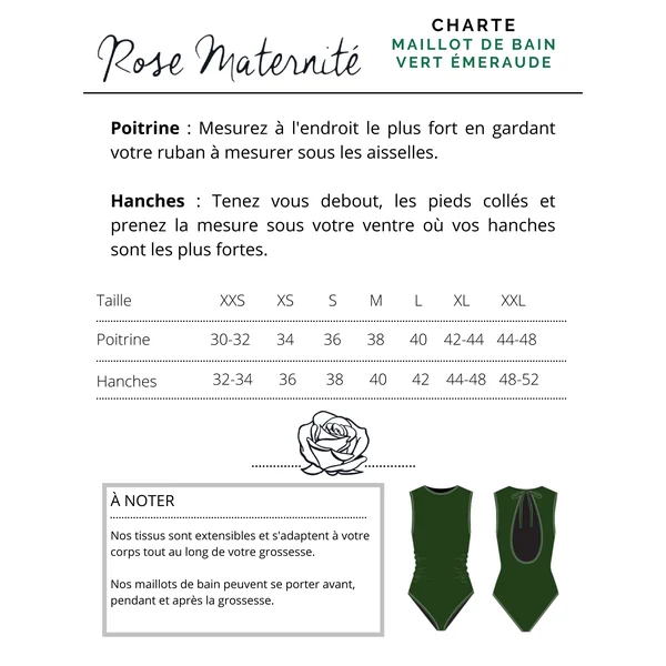 Maillot de bain une-pièce encolure haute - vert émeraude