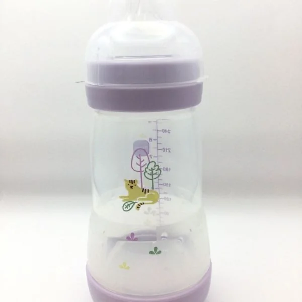 MAM Biberon Easy Start Anti Colique 260ml Rose -2 Mois et + Tétine Débit 2 Moyen 9001616836534