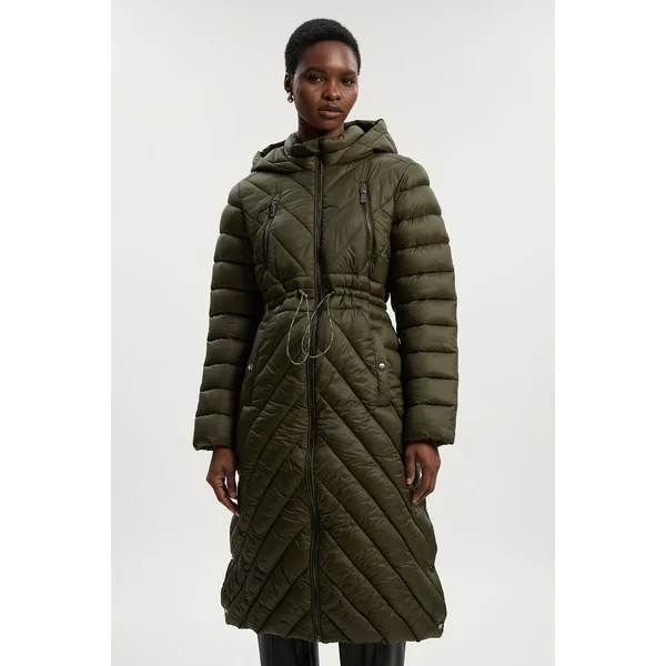 Manteau Léger Mi-Long Compressible