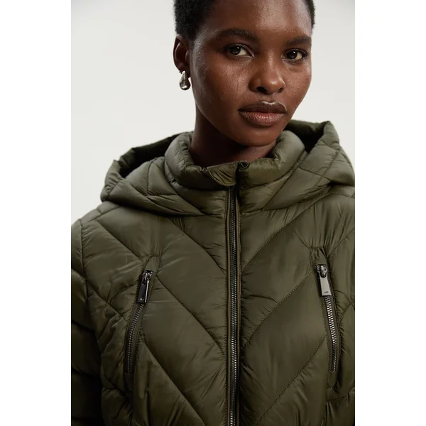 Manteau Léger Mi-Long Compressible