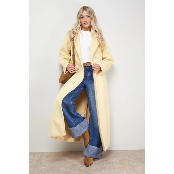 Manteau Maxi Décontracté avec Ceinture