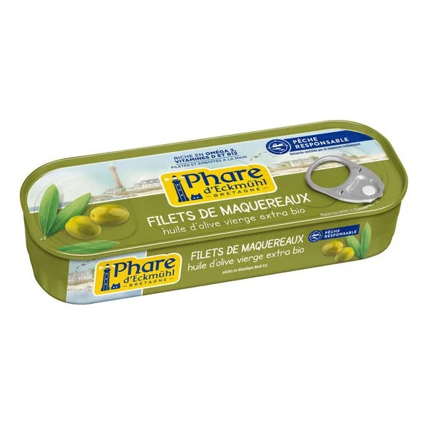 Maquereaux filets huile olive 151g