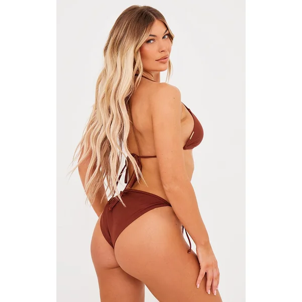 Marron Profond Haut De Bikini Triangle Mix & Match