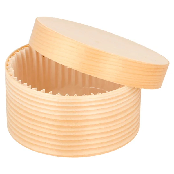 MINI BOÎTES CYLINDRIQUES + CARTON ET CAPSULE Ø 8x4 CM NATUREL BOIS (200 UNITÉ) - Garcia de Pou