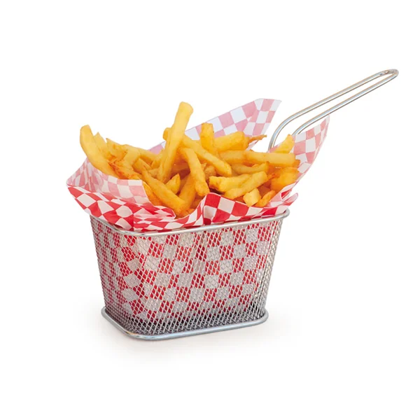 MINI FRITEUSES CARRÉES "ARTINOX" 10x10x7,5 CM ARGENTE INOX (6 UNITÉ) - Garcia de Pou