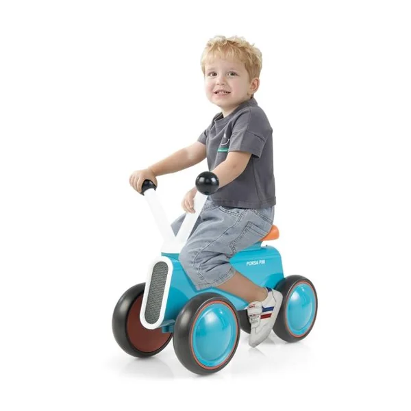 Mini Moto Scooter Vélo d’équilibre Balance pour Bébé 12 à 24 Mois Garçon et Fille Bleu