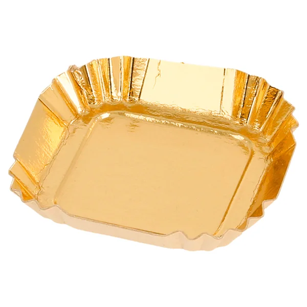 MINI PLATEAUX 325 G/M2 5,5x5,5 CM OR CARTON (100 UNITÉ) - Garcia de Pou