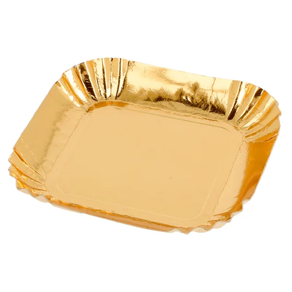 MINI PLATEAUX 325 G/M2 6,5x6,5 CM OR CARTON (100 UNITÉ) - Garcia de Pou