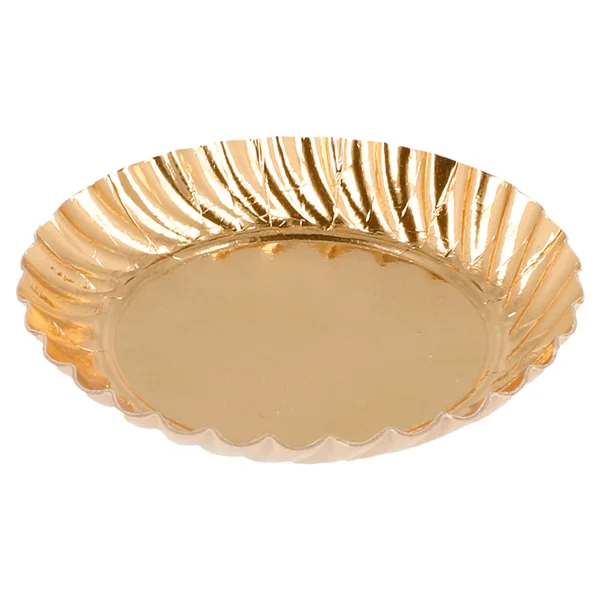 MINI PLATEAUX 325 G/M2 Ø 5,5 CM OR CARTON (100 UNITÉ) - Garcia de Pou