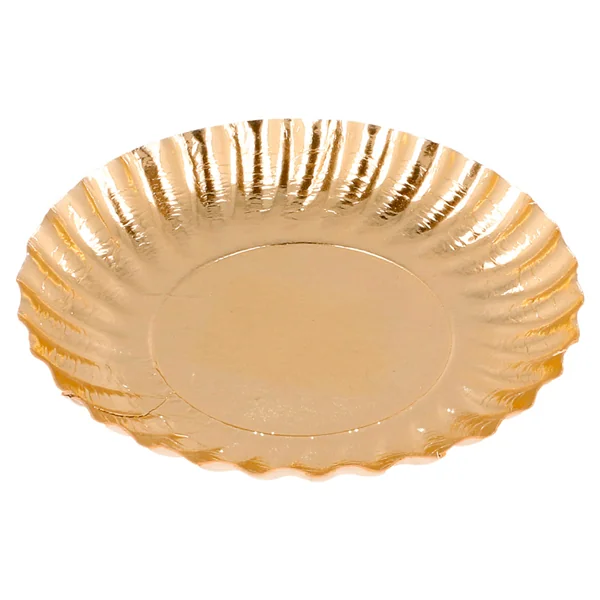 MINI PLATEAUX 400 G/M2 Ø 9 CM DORE CARTON (100 UNITÉ) - Garcia de Pou