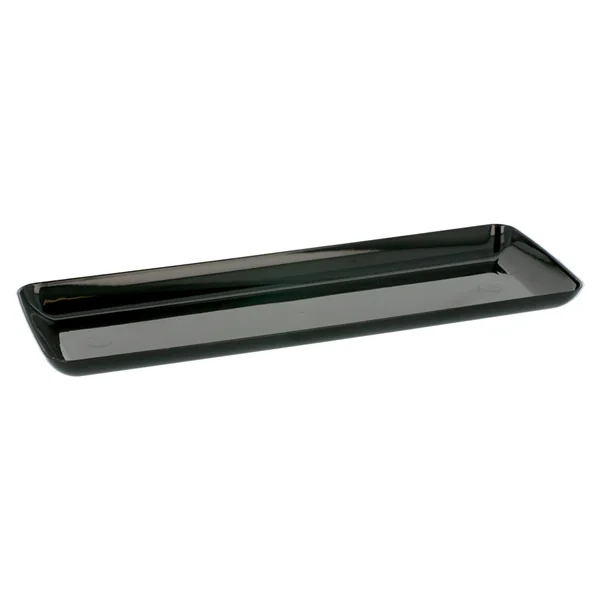 MINI PLATEAUX MISE EN BOUCHE 19x6,5x1,2 CM NOIR PS (500 UNITÉ) - Garcia de Pou