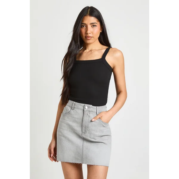Mini-jupe En Jean Pour Grandes Tailles