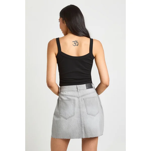 Mini-jupe En Jean Pour Grandes Tailles