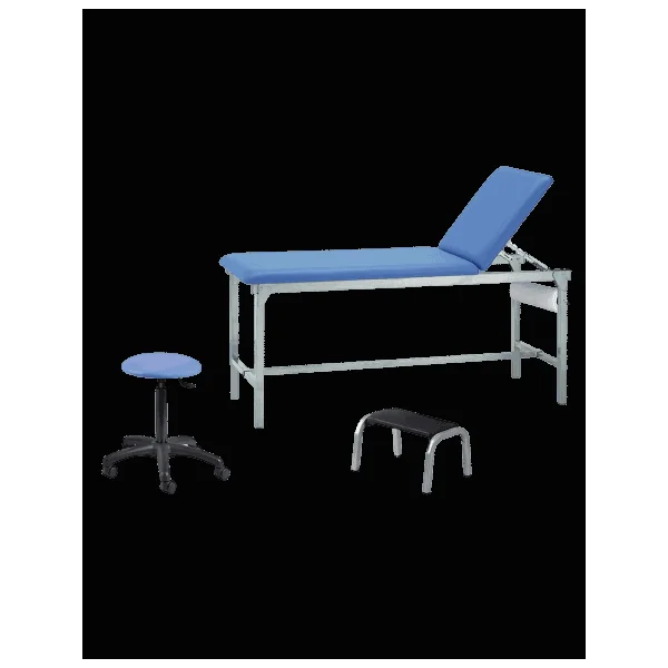 Mobilier médical - Table d'examen + Marchepied Ecomax