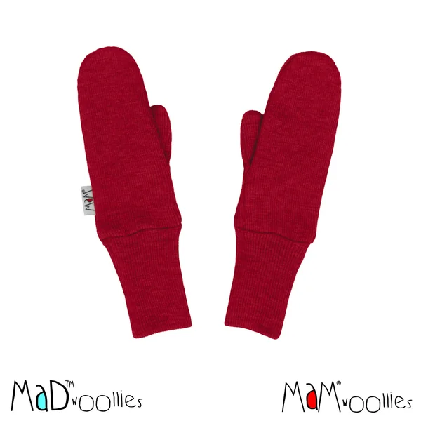 Moufles en laine mérinos adulte et ado - MaM 2025/26