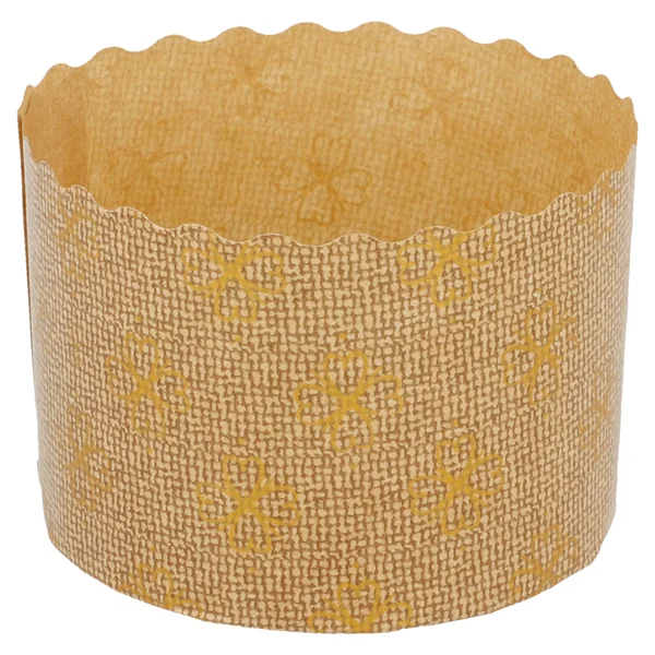 MOULES CUISSON PANETTONE 135 G/M2 Ø 7x5 CM MARRON CELLULOSE (2000 UNITÉ) - Garcia de Pou