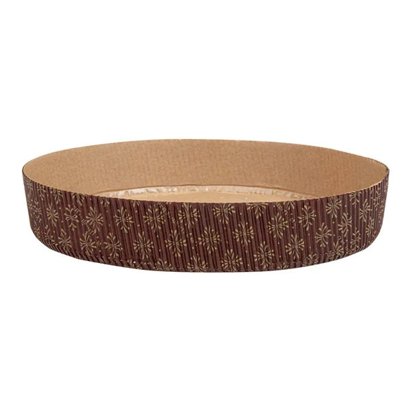 MOULES RONDS CUISSON PTISSERIE 145 G/M2 Ø 18,5x3,5 CM MARRON PAPIER (480 UNITÉ) - Garcia de Pou