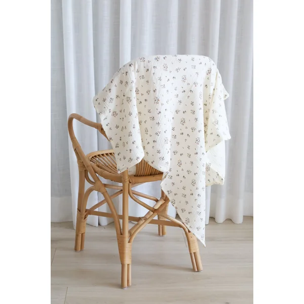 Mousseline - fleurs vintage