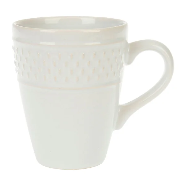 Mug faïence GRAIN DE RIZ blanc 35cl - LETHU