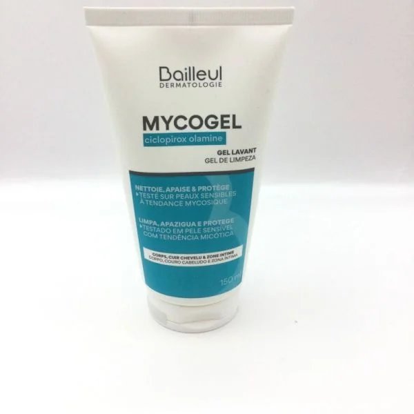 MYCOGEL Gel Nettoyant Moussant Visage, Corps, Cheveux - Fl/150ml
