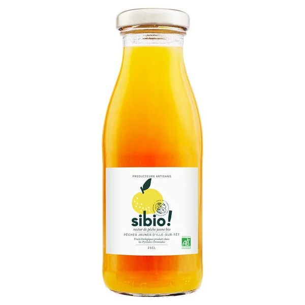 Nectar de pêche jaune - 25cl