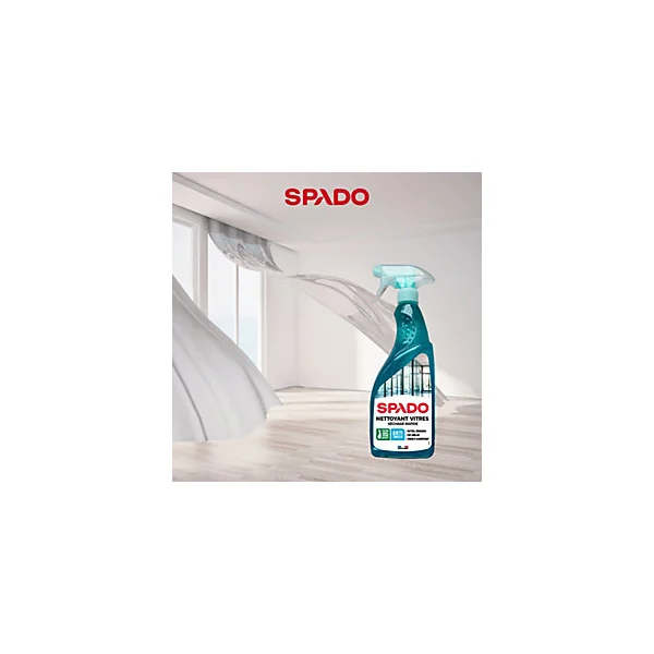 Nettoyant vitres pulvérisateur - séchage rapide 750ml Spado