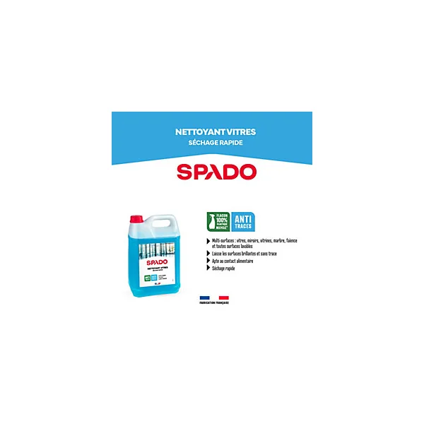 Nettoyant vitres - séchage rapide 5L Sapdo