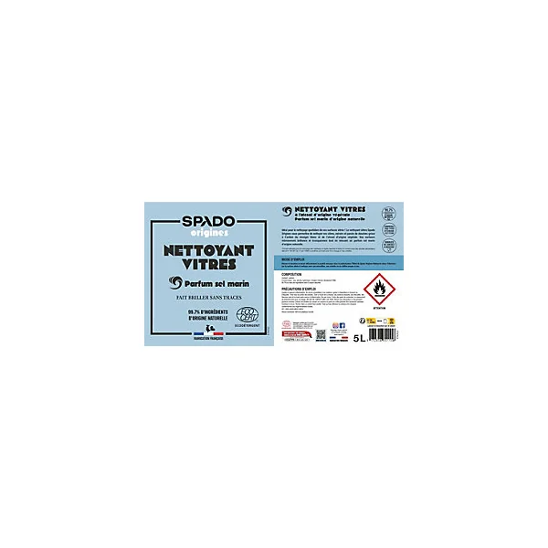 Nettoyant vitres vinaigre 100% naturel Spado Origines gel 5L