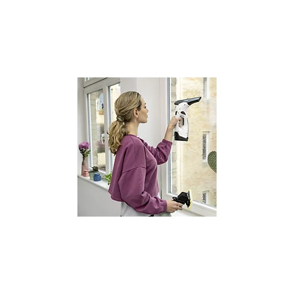 Nettoyeur de vitres Karcher WV2 PLUS blanc + détergent