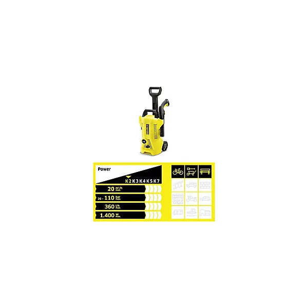 Nettoyeur haute pression Karcher K2 Power Control 110 bar
