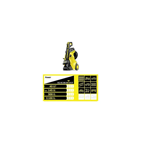 Nettoyeur haute pression électrique Karcher K5 Premium Power Control 2100 W 145 bar