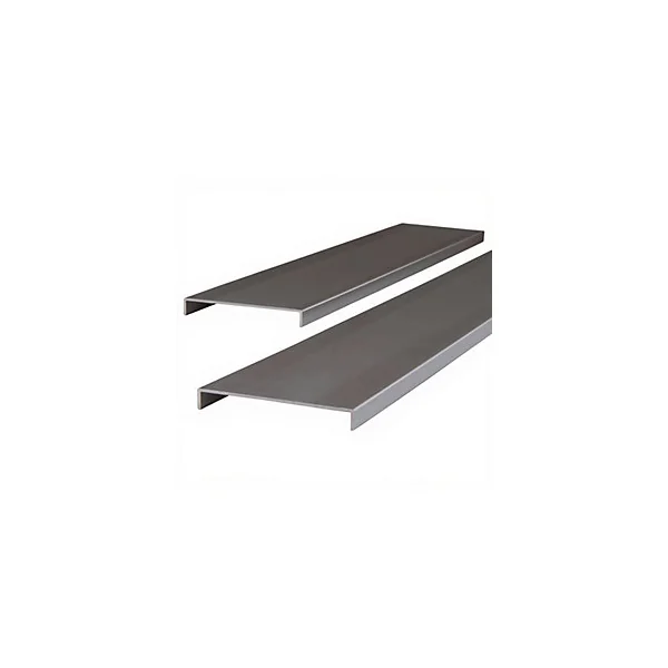 Nez de cloison aluminium aluminium 10 x 74 mm L.2,6 m