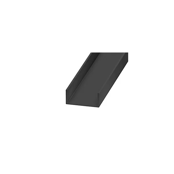 Nez de cloison PVC anthracite 20x54x20-2,60m