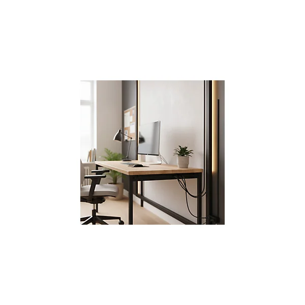 Nez de cloison PVC anthracite 20x54x20-2,60m