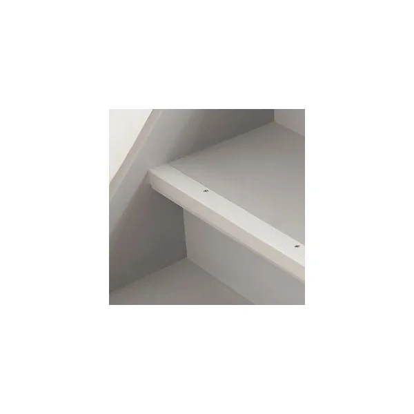 Nez de marche en aluminium décor métal mat GoodHome 35 x 25 x 900 mm.