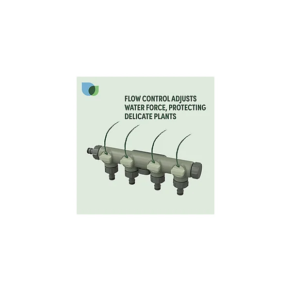 Nez de robinet 4 sorties Verve en plastique