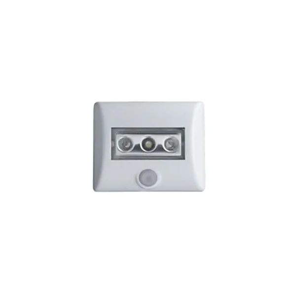 Nightlux à LED, blanc avec détecteur de présence intégré.