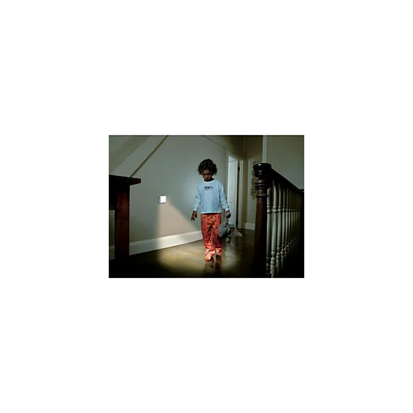 Nightlux à LED, blanc avec détecteur de présence intégré.
