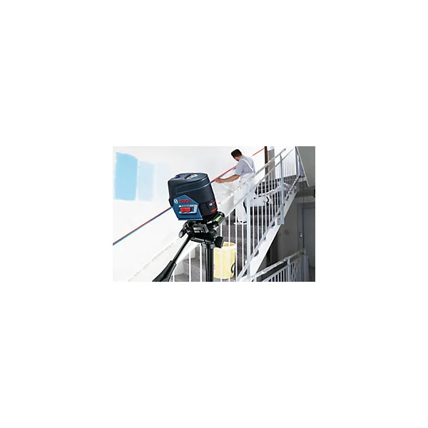 Niveau laser en croix Bosch GCL 2-50 C rouge + support RM2 + trépied BT 150