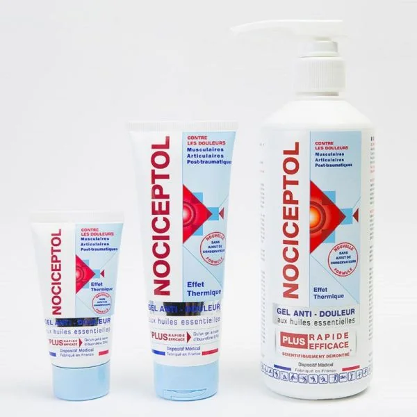 NOCICEPTOL Gel Anti Douleurs aux Huiles Essentielles 120ml - Articulations, Muscles