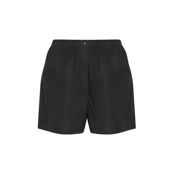 Noir Ensemble Short Ample En Popeline Pour Grande Taille