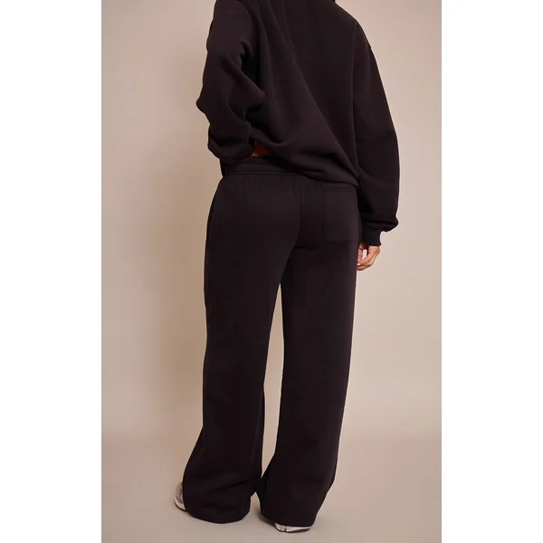 Noir Pantalon De Jogging Petite À Jambe Droite