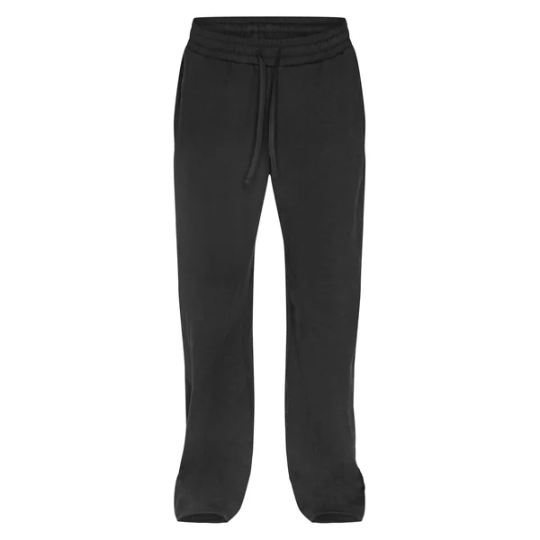 Noir Pantalon Large Côtelé Taille Basse