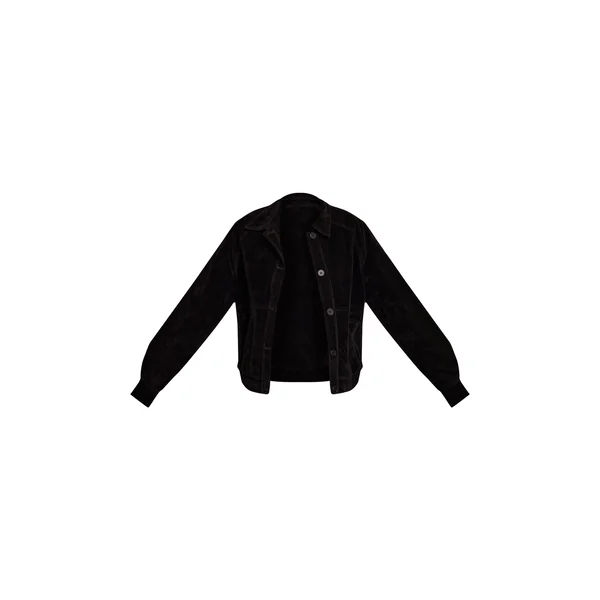Noir Veste Oversize En Synthétique