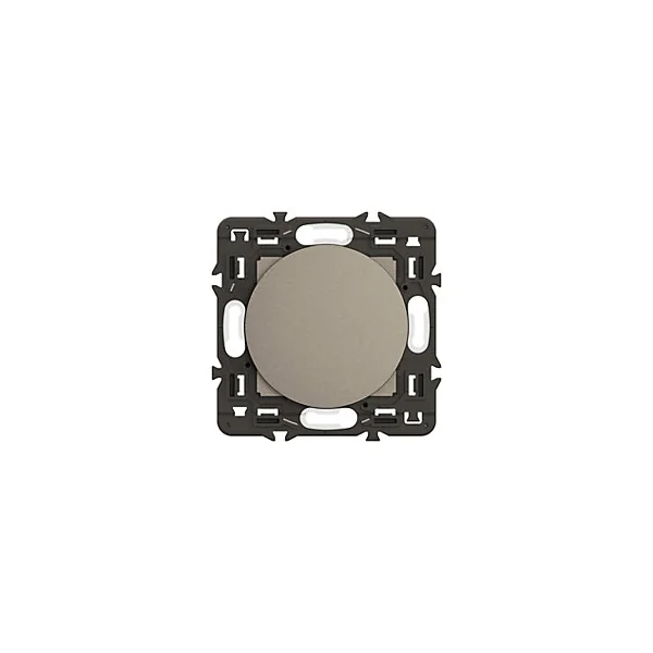 Obturateur Legrand Céliane titanium sans plaque