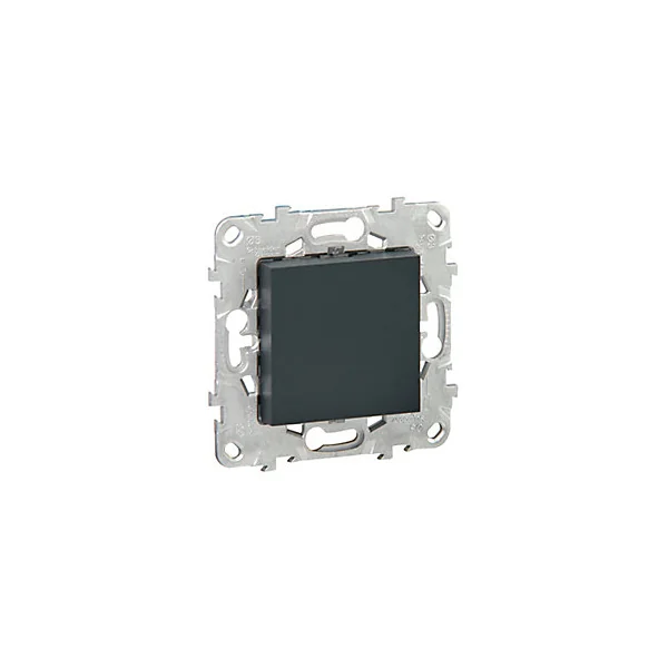 Obturateur Schneider Electric Unica Déco anthracite