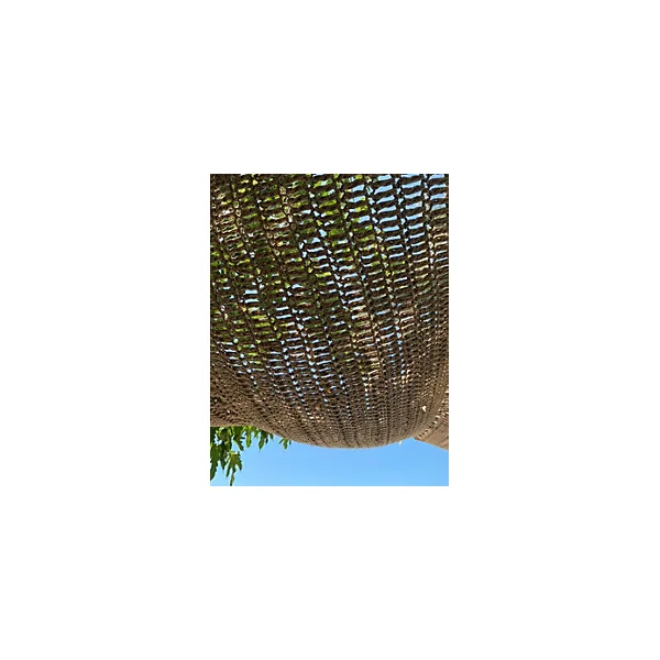 Ombrière rectangulaire Jardiline beige 2m