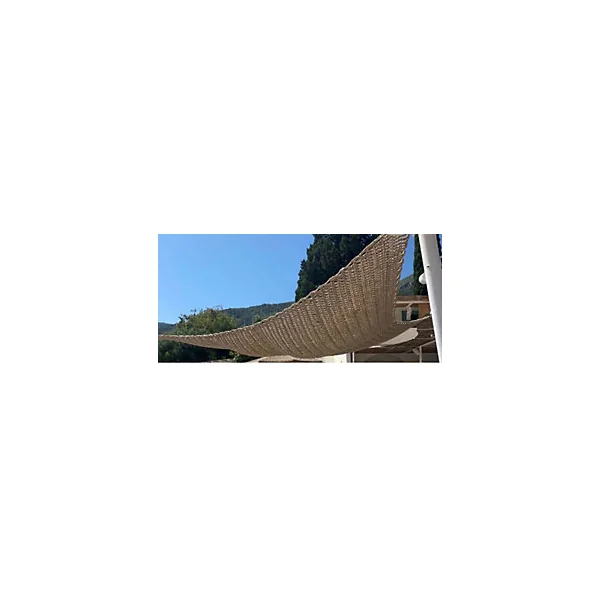 Ombrière triangulaire Jardiline beige 3,6m
