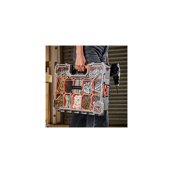 Organiseur 12 bacs amovibles Magnusson charge max 11 kg