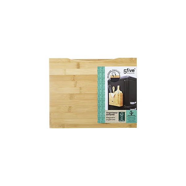 Organiseur aimanté 5Five L. 31 cm en bambou